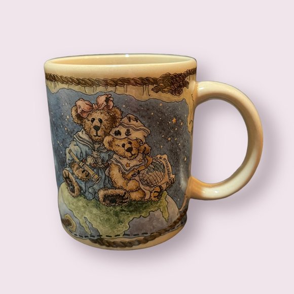 Teddybears with Sailboat and Moon Coffee Cup | 1999 The Boyds Collection - Picture 5 of 8